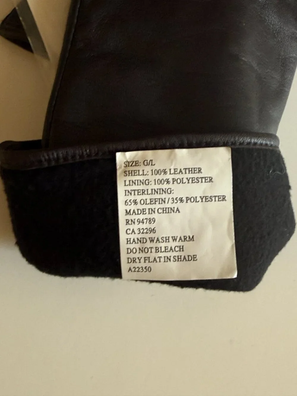 Thinsulate 40 Gram Insulated Ladies Gloves Genuine Soft Leather Brown Size L NWT